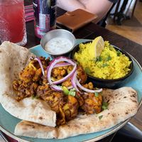 Indian spiced cauliflower   at The Tipsy Vegan in Cambridge