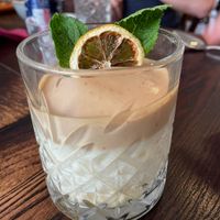 Lemon mousse   at The Tipsy Vegan in Cambridge