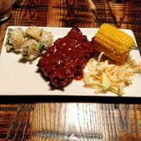 ribs at The Tipsy Vegan in Cambridge