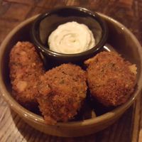 Seitan Chorizo Croquettes at The Tipsy Vegan in Cambridge