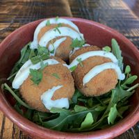 Arancini at The Tipsy Vegan in Cambridge