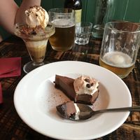 Vegan dessert  at The Tipsy Vegan in Cambridge