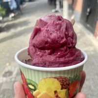 Vegan ice cream   at Eis Christina in Frankfurt