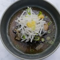 japoneese eggplant appetizer at LOV - Montagne in Montreal