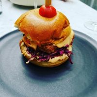 Banh mi burger at LOV - Montagne in Montreal