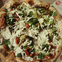 the crispy crust is the best! at Mod Pizza in Highland