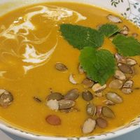 Zupa dyniowa at Zielona Micha in Poznan