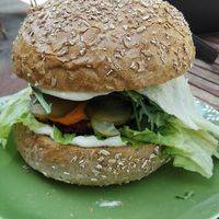 burger at Zielona Micha in Poznan