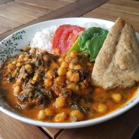 Chickpea Curry at Zielona Micha in Poznan