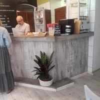 the counter at Zielona Micha in Poznan