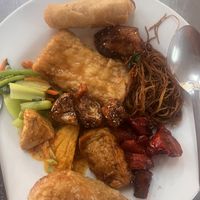 Selection of mock meats   at Dharma Realm Guan Yin Sagely Monastery in Kuala Lumpur
