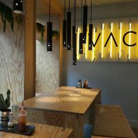 Dining area at VACA in Aalborg