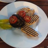 Vegetables with panini at The Guava Limb in San Ignacio