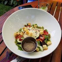 Salad at The Guava Limb in San Ignacio