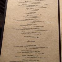 Vegan menu 1/3 at Leona & 3 Brothers in Lynbrook