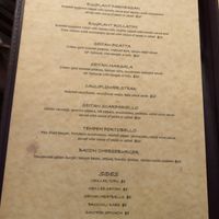 Vegan menu 3/3 at Leona & 3 Brothers in Lynbrook