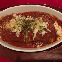 Veggie Lasagne, very good.  at Leona & 3 Brothers in Lynbrook