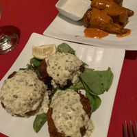 Crab Cakes at Leona & 3 Brothers in Lynbrook