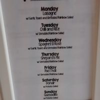 The daily special menu at Good Stock. at Good Stock in Edmonton