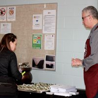 At Eating you alive event in Edmonton at Good Stock in Edmonton