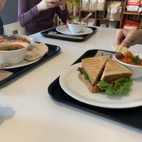 Tomato soup was the best! at Good Stock in Edmonton