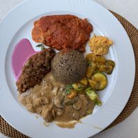 A selection of stuff from the buffet at The Sacred in Zurich