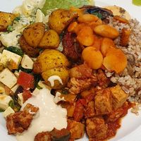 My plate 😂😂😂 more than 2 Kg food! at The Sacred in Zurich