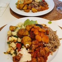 Both plates! 🤩 You can try a little bit of everything! at The Sacred in Zurich