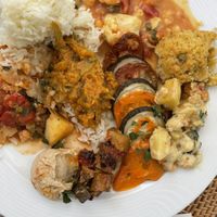 Super feines Essen vom Buffet. Sehr geschmackvoll  at The Sacred in Zurich