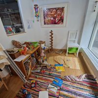 Kids corner at The Sacred in Zurich