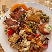 My choices from the buffet at The Sacred in Zurich