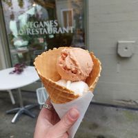 Coconut and orange 🥥🍊 at The Sacred in Zurich