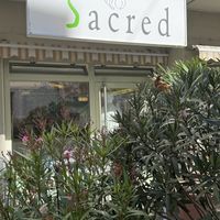 Sign  at The Sacred in Zurich