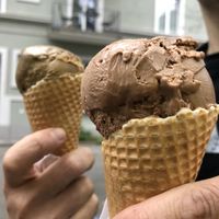 Gianduja and Coffee Gelato at The Sacred in Zurich