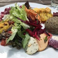 Nice buffet :) at The Sacred in Zurich