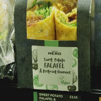 vegan wrap at Caffe Nero in Cirencester
