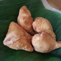 Delicious Samosas!  at Vedic Kitchen  in Kerobokan Kelod