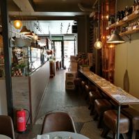 Inside at Amici in Oerebro