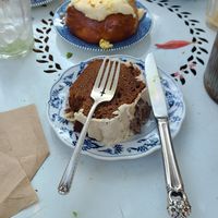 deserts cake and doughnut at The Harbinger Cafe & Bakery in Charleston
