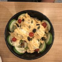 Little bit to much dressing... at LN Fortunate Coffee - Cemara Asri in Medan