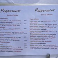 Menu at Peppermint Fresh Kitchen in Zakynthos