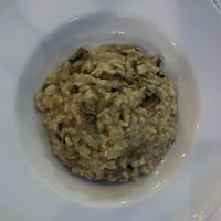 Vegan mushroom risotto. Photo does it no justice!  at Peppermint Fresh Kitchen in Zakynthos