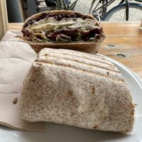 tofu peanut wrap- DELICIOUS!   at My Deli Love  in Berlin