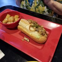 Tempeh Hoagie & Tater Tots at Mellow Mushroom in Lakeland