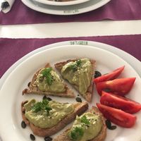 Avocado on toast as breakfast at She's Green Boutique & Atelier in Sibiu