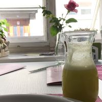 One of many juices at She's Green Boutique & Atelier in Sibiu