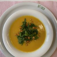 Veggie soup at She's Green Boutique & Atelier in Sibiu