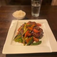 Sizzling seitan  at Wild Ginger in Brooklyn