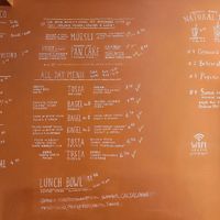 Menu at Goldig in Lagos