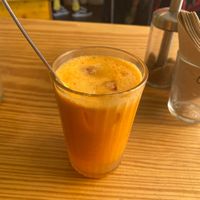 Cenoura juice, very delicous   at Goldig in Lagos